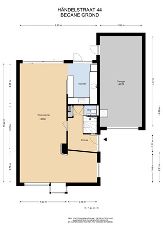 Floorplan - Händelstraat 44, 1431 ZE Aalsmeer